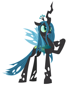 Queen Chrysalis - MLP villain and (IMO) goth style icon